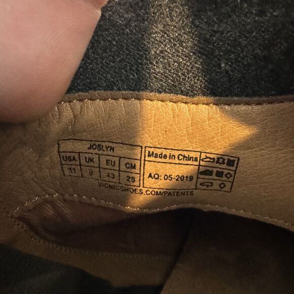 Vionic Boots Womens 11 Gray Brown Leather Joslyn Weather Resistant Ankle Booties - Picture 8 of 8